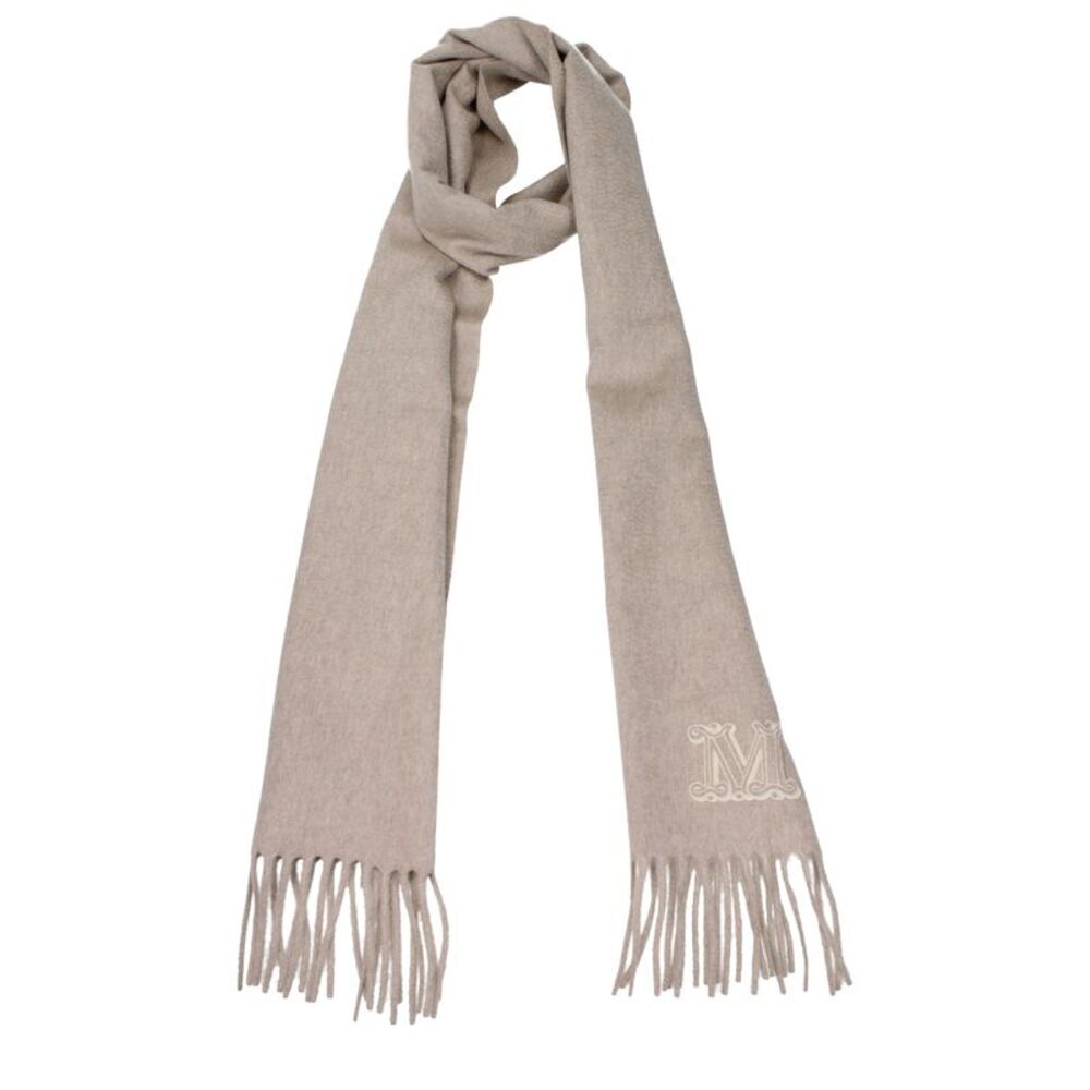 Max Mara Beige Cashmere Women's Scarf